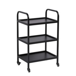 3 – Tier Metal Trolley Rack